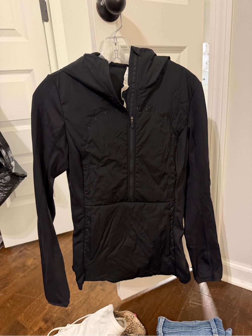 lululemon athletica Black Hooded Jacket